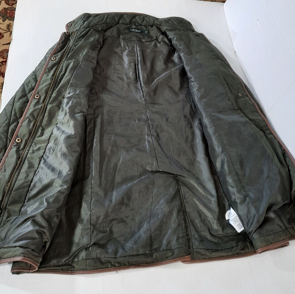 Lauren Ralph Lauren Long Quilted Coat - Picture 5 of 8